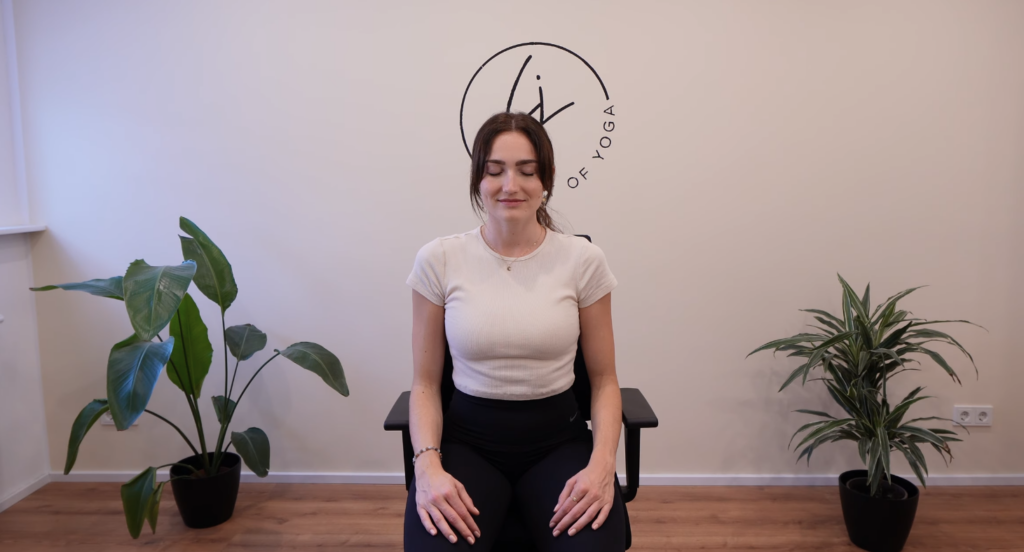 Abschluss-Entspannung für YOga im Büroalltag